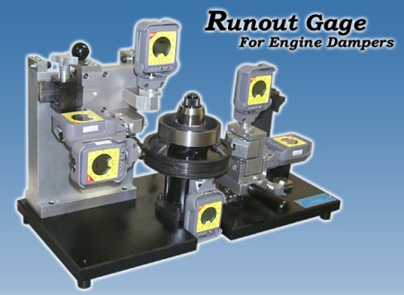 Runout Gage for Engine Dampers